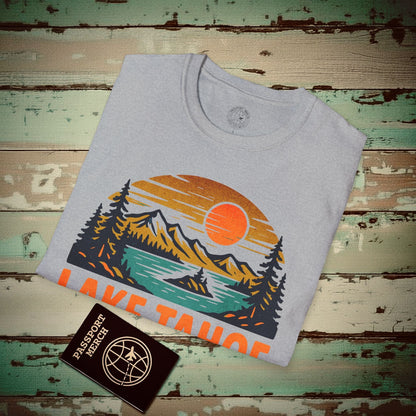 Lake Tahoe, California - 80's Vintage T-Shirt Sport Grey / S