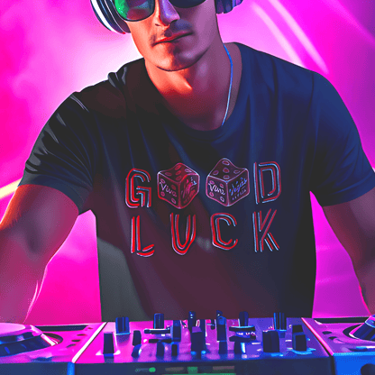 Las Vegas, Nevada, Good Luck T-Shirt Black / S