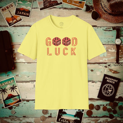 Las Vegas, Nevada, Good Luck T-Shirt Cornsilk / S
