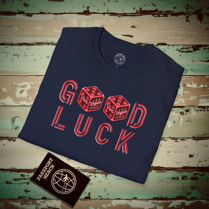 Las Vegas, Nevada, Good Luck T-Shirt Navy / S