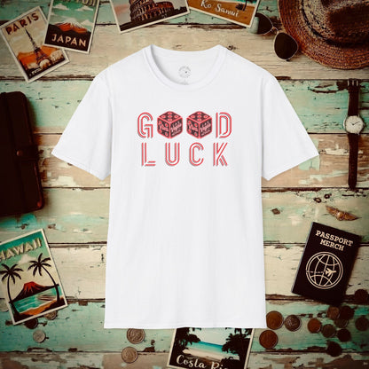 Las Vegas, Nevada, Good Luck T-Shirt White / S