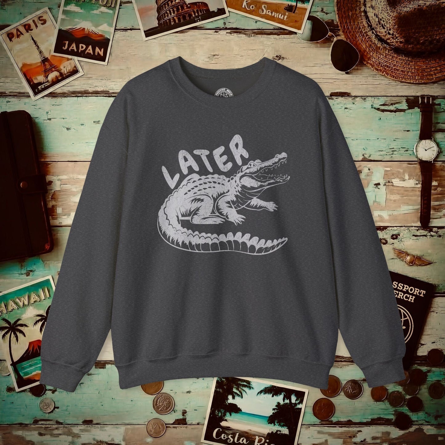 Later Florida Gator Crewneck Dark Heather / S