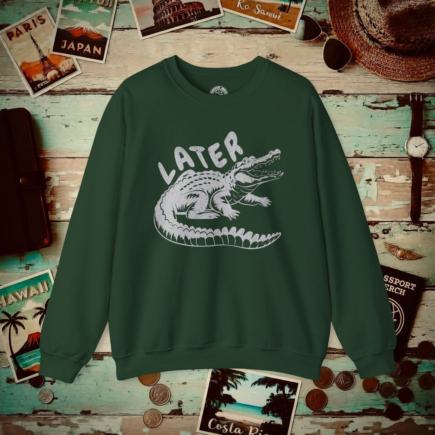 Later Florida Gator Crewneck Forest Green / S