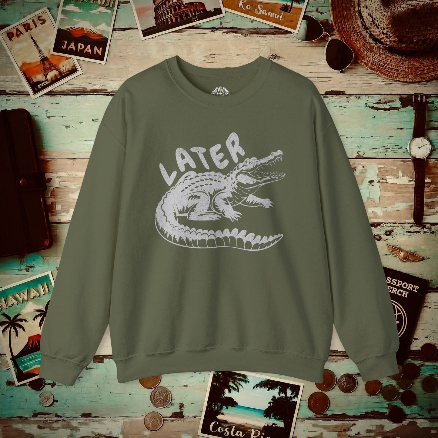 Later Florida Gator Crewneck Military Green / S