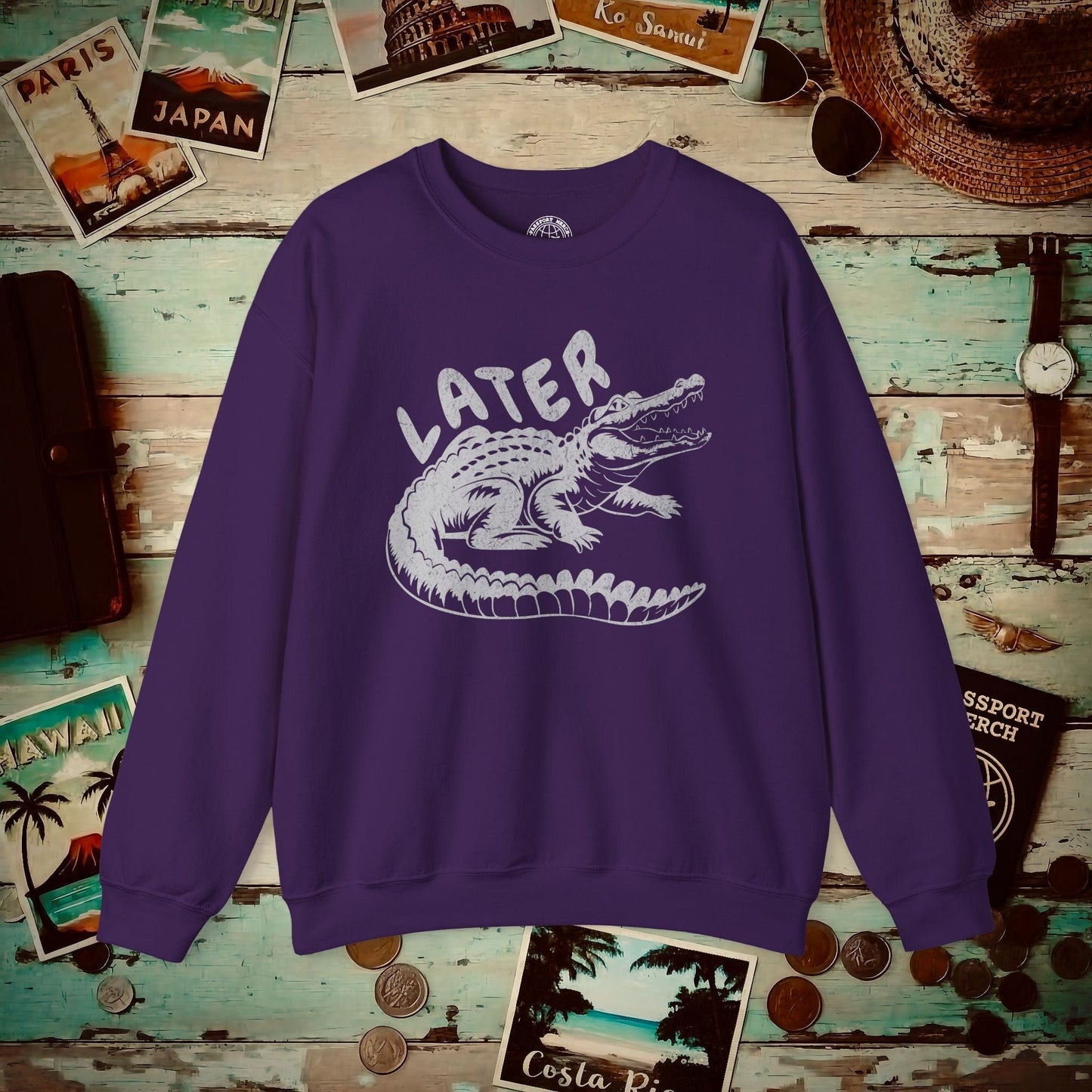 Later Florida Gator Crewneck Purple / S