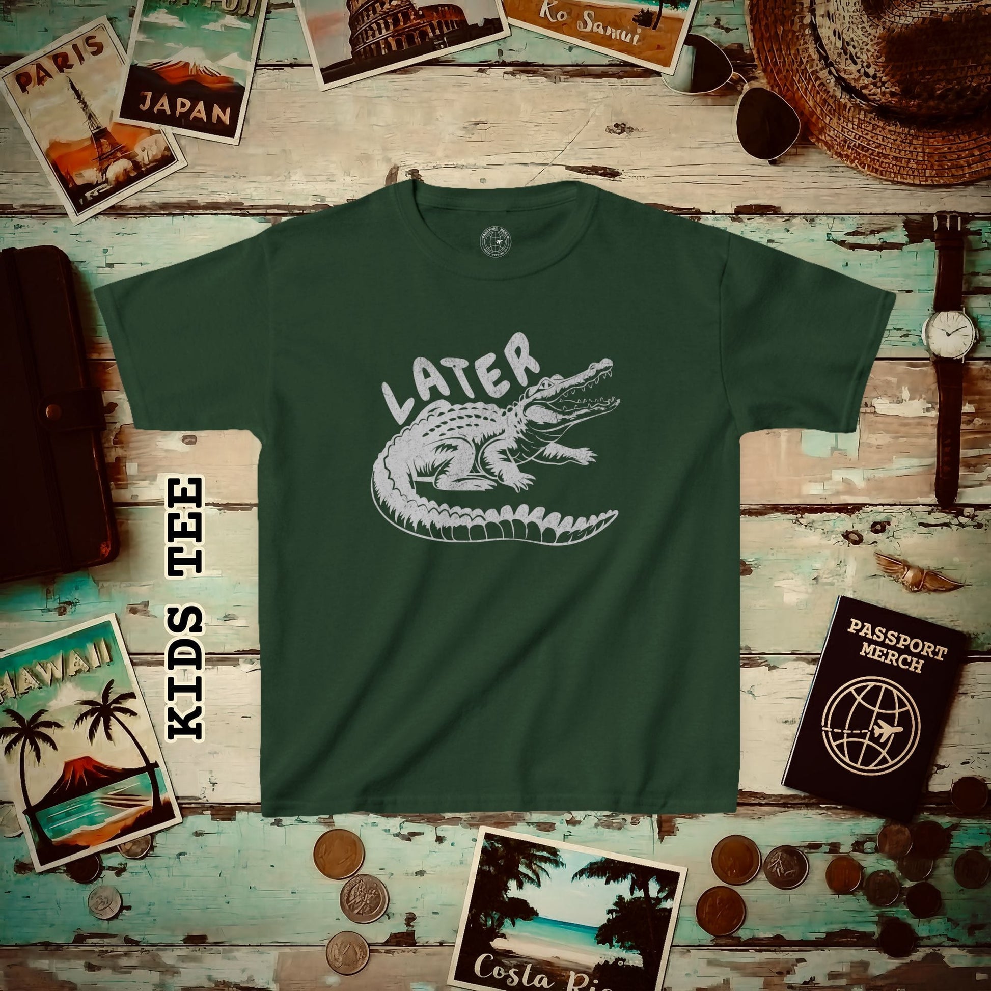 Later Florida Gator Kids Tee Forest Green / XS