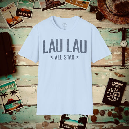 Lau Lau All Star, Hawaii T-Shirt Light Blue / S