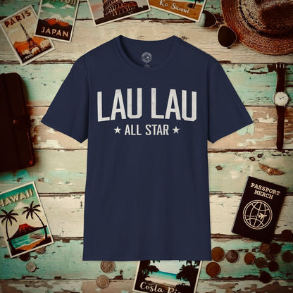Lau Lau All Star, Hawaii T-Shirt Navy / S