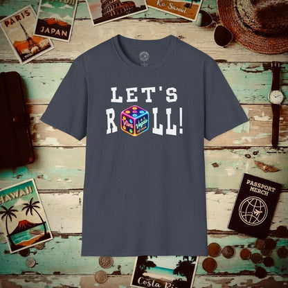 Let's Roll! Las Vegas, Nevada T-Shirt Heather Navy / S