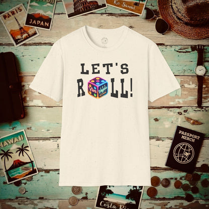 Let's Roll! Las Vegas, Nevada T-Shirt Natural / S