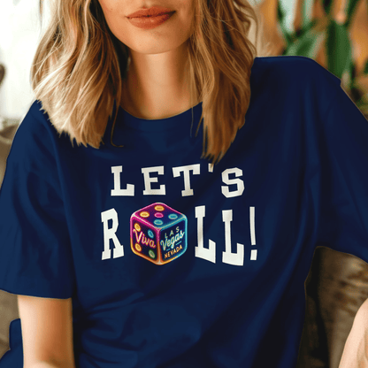 Let's Roll! Las Vegas, Nevada T-Shirt Navy / S