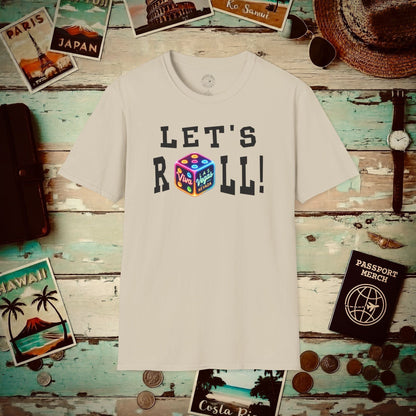 Let's Roll! Las Vegas, Nevada T-Shirt Sand / S