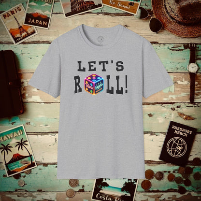 Let's Roll! Las Vegas, Nevada T-Shirt Sport Grey / S