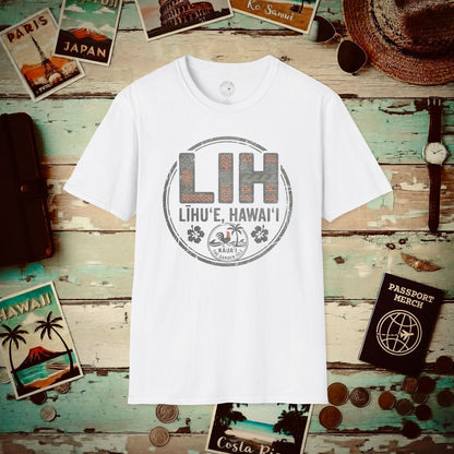 LIH, Lihue, Hawaii Vintage Airport Code T-Shirt White / S