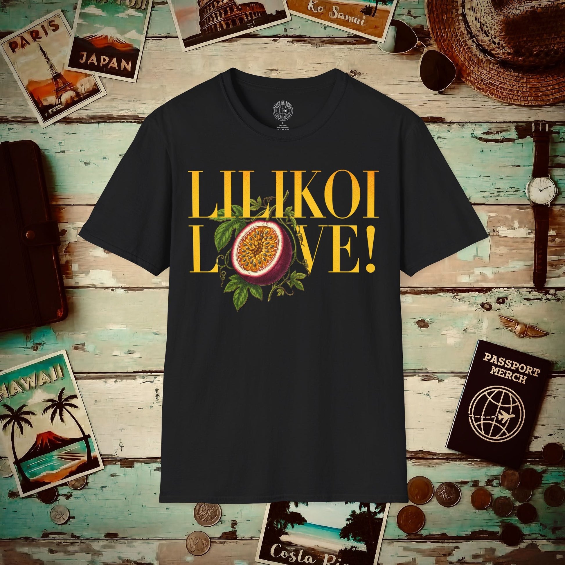 Lilikoi Love! Hawaii T-Shirt Black / S