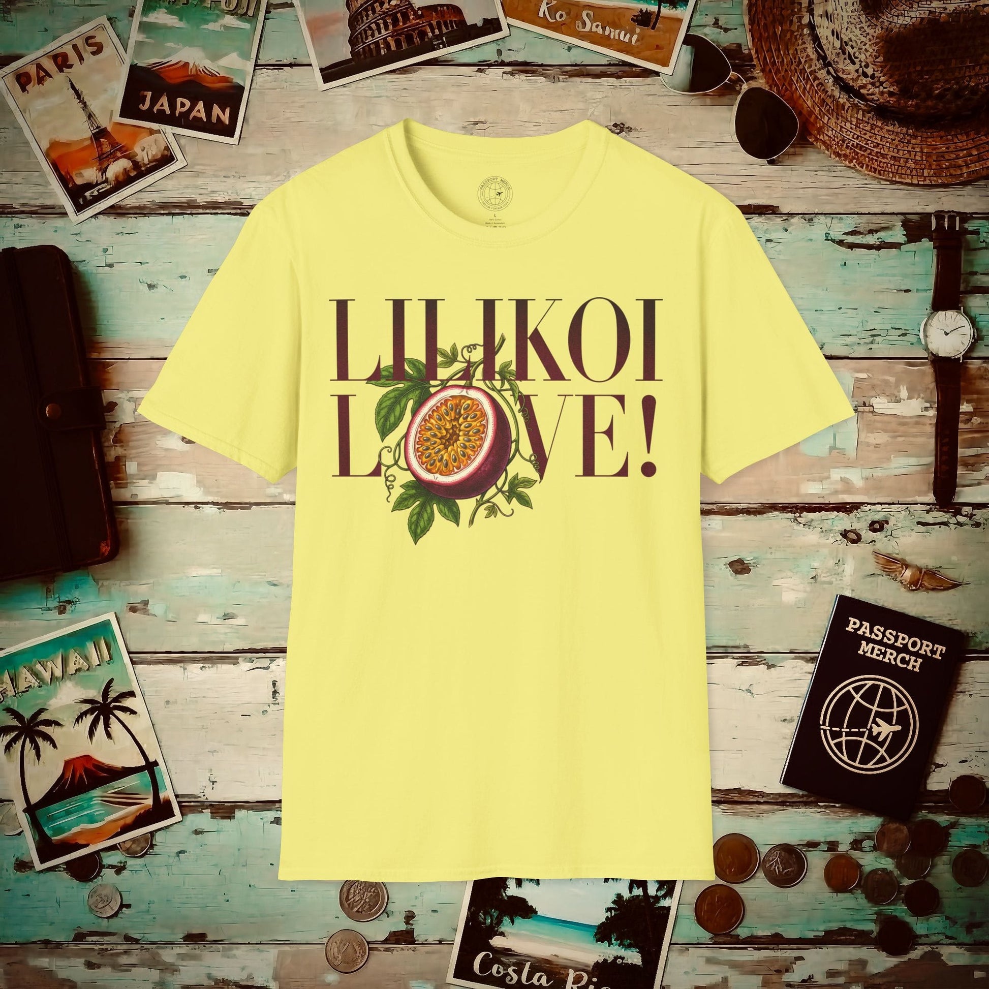 Lilikoi Love! Hawaii T-Shirt Cornsilk / S