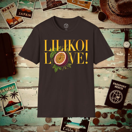 Lilikoi Love! Hawaii T-Shirt Dark Chocolate / S