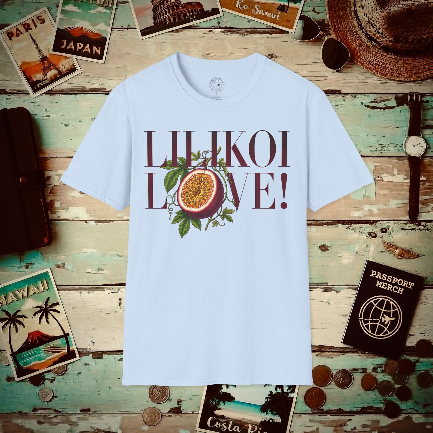 Lilikoi Love! Hawaii T-Shirt Light Blue / S