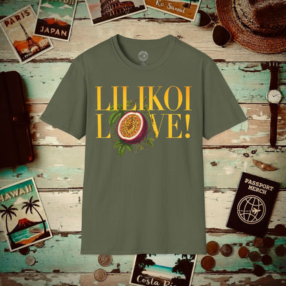 Lilikoi Love! Hawaii T-Shirt Military Green / S