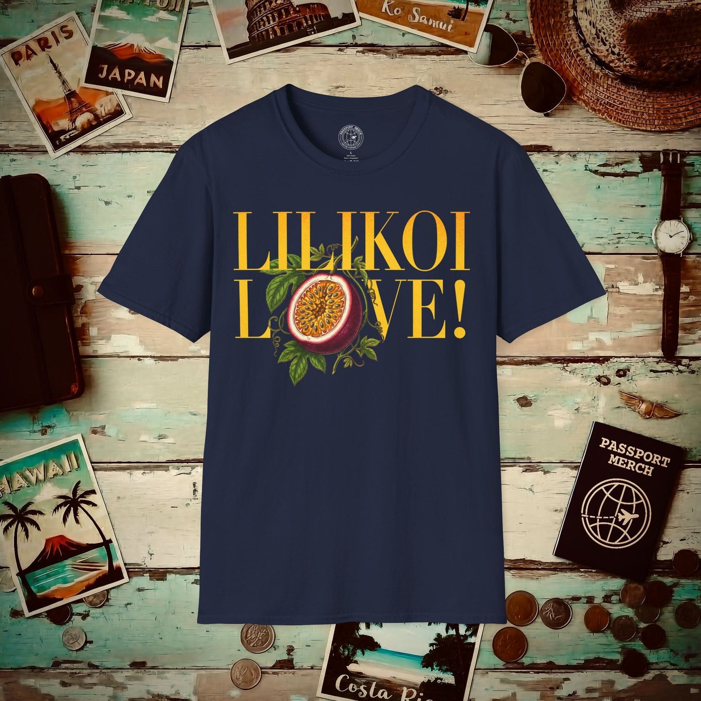 Lilikoi Love! Hawaii T-Shirt Navy / S