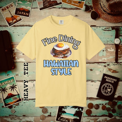 Loco Moco Fine Dining Hawaiian Style Heavy Tee Butter / S