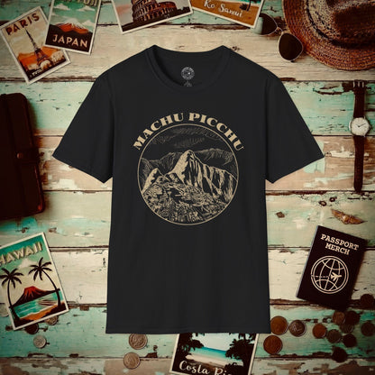 Lost City of Machu Picchu Peru T-Shirt Black / S