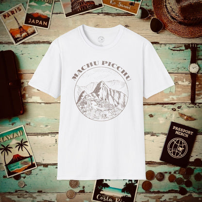 Lost City of Machu Picchu Peru T-Shirt White / S