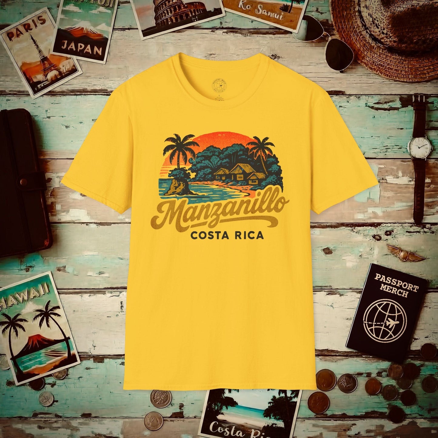 Manzanillo, Costa Rica - 80's Vintage T-Shirt Daisy / S