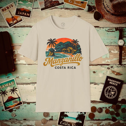 Manzanillo, Costa Rica - 80's Vintage T-Shirt Sand / S