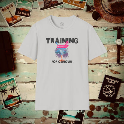 Margarita Training for Cancun T-Shirt Ice Grey / S