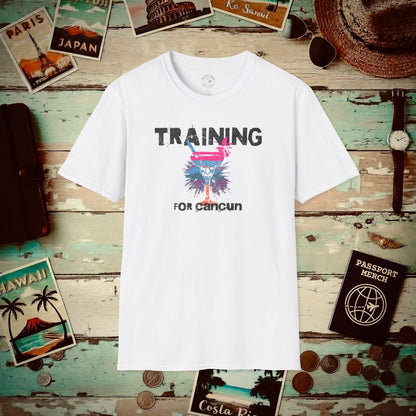 Margarita Training for Cancun T-Shirt White / S