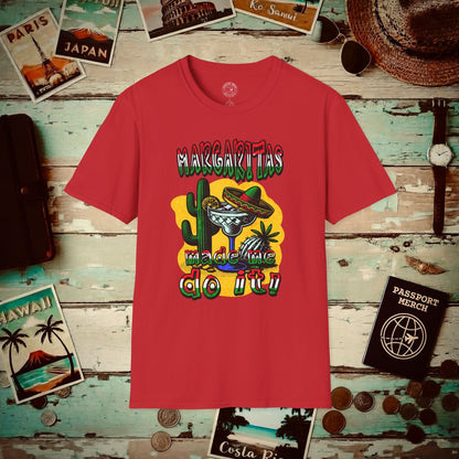 Margaritas Made Me Do It Mexico T-Shirt Red / S