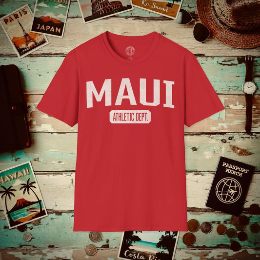 Maui Athletic Dept. Hawaii T-Shirt Red / S