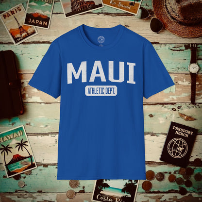 Maui Athletic Dept. Hawaii T-Shirt Royal / S