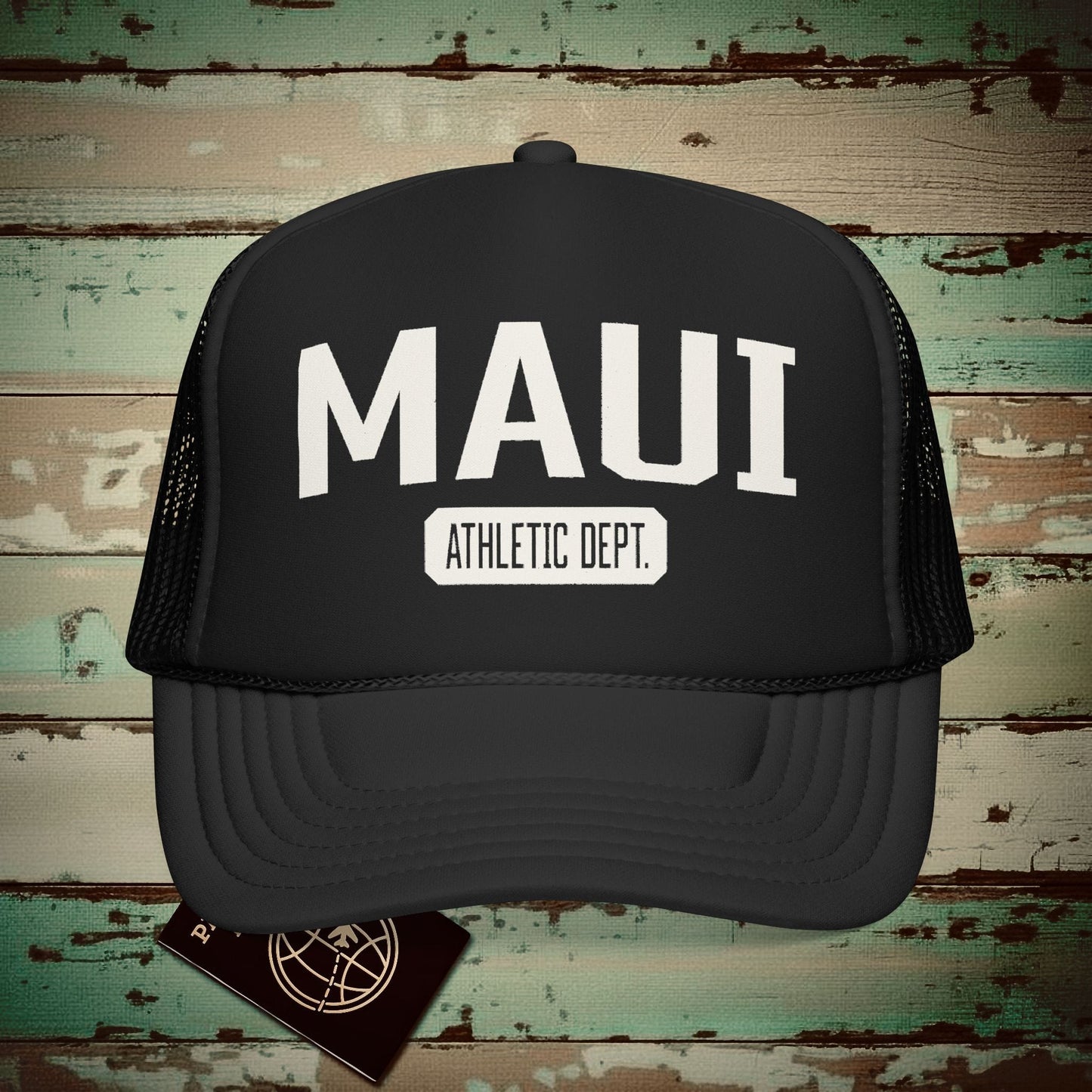 Maui Athletic Dept. Hawaii Trucker Hat Black / One size