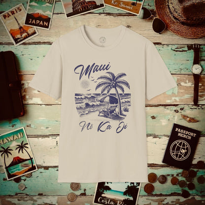Maui No Ka Oi Hawaii T-Shirt Sand / S
