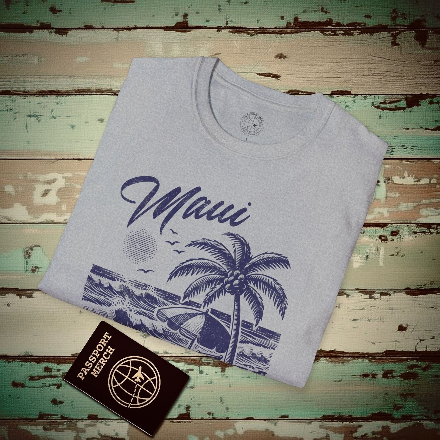 Maui No Ka Oi Hawaii T-Shirt Sport Grey / S