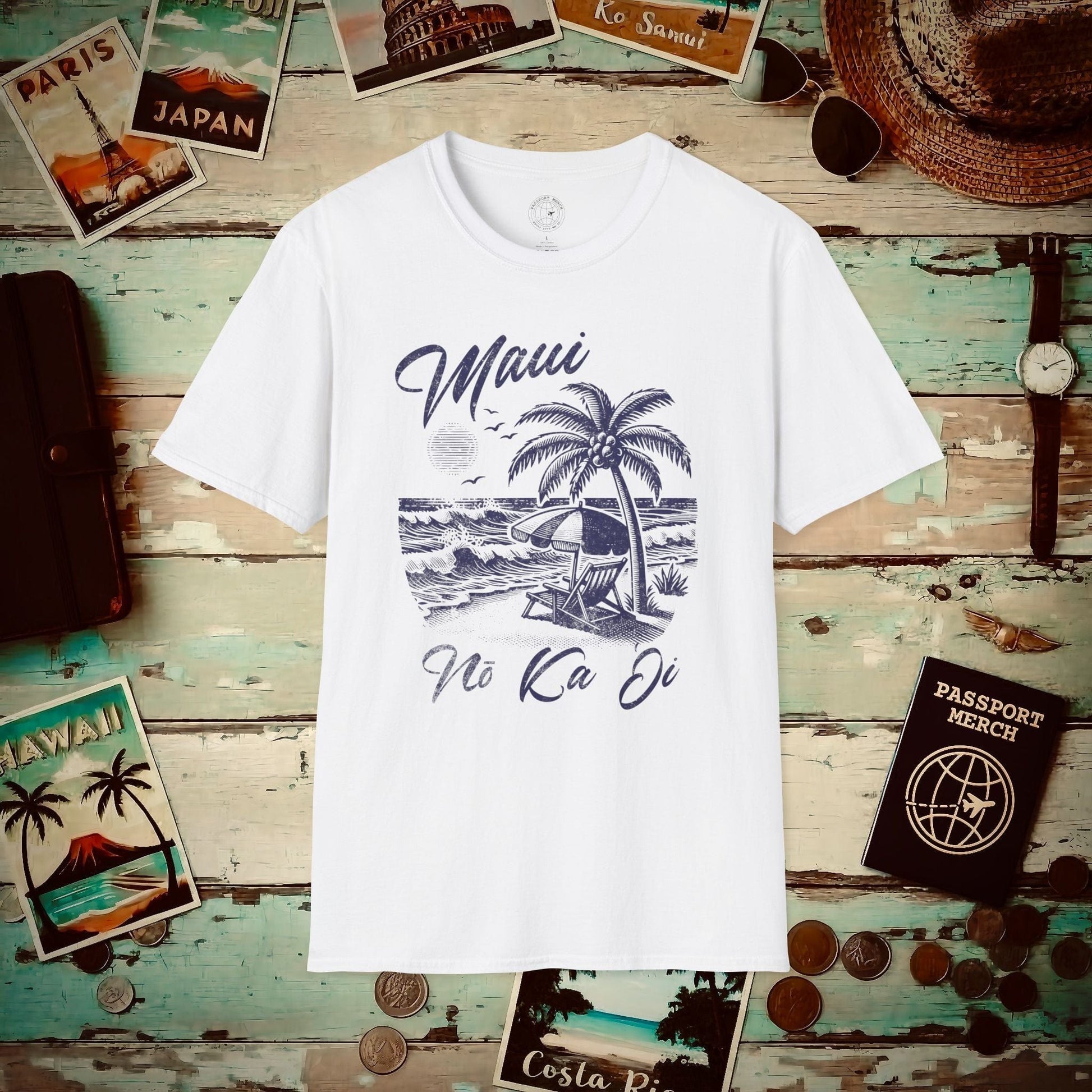 Maui No Ka Oi Hawaii T-Shirt White / S