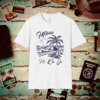 Maui No Ka Oi Hawaii T-Shirt White / S