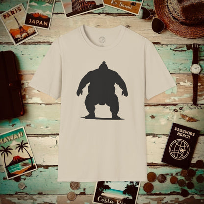 Minimalist Sumo Silhouette, Japan T-Shirt Sand / S
