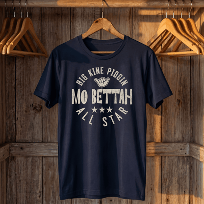 Mo Bettah (Pidgin All Star), Hawaii T-Shirt Navy / S