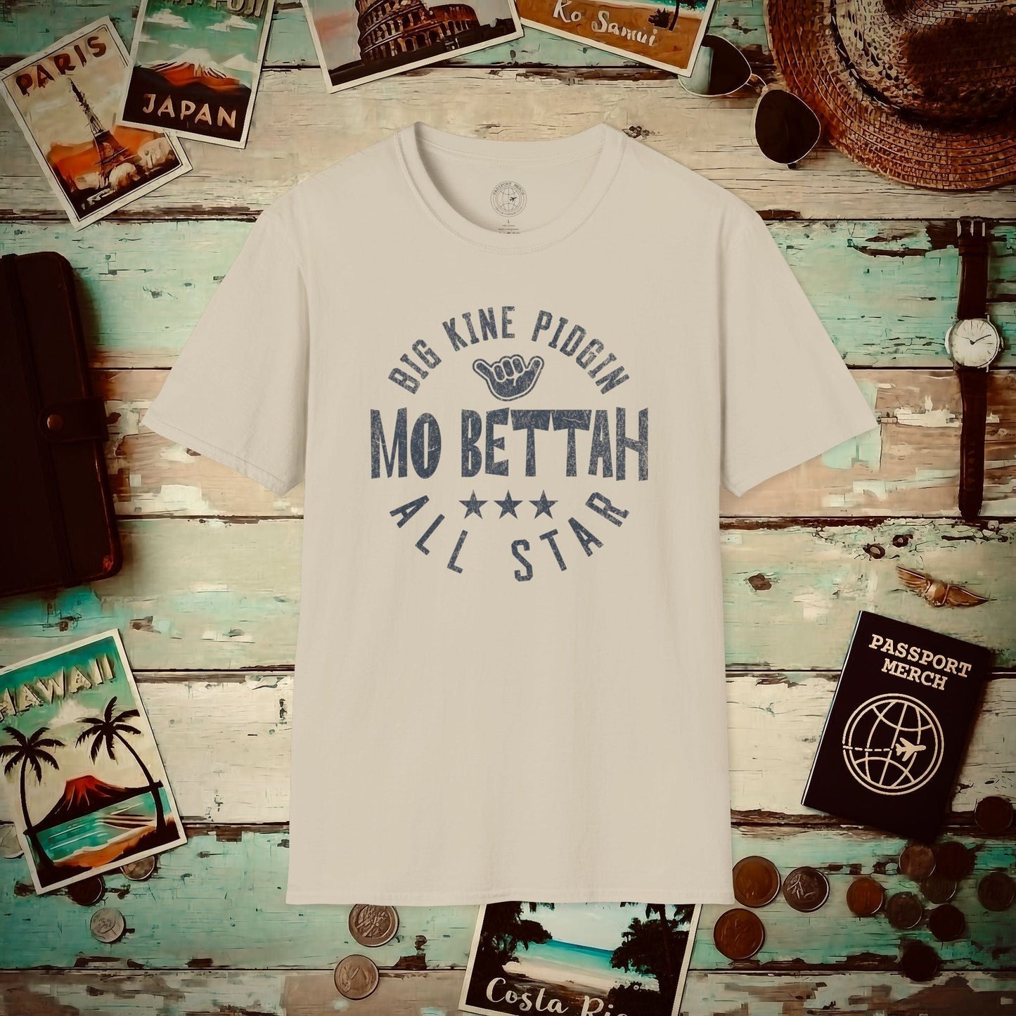 Mo Bettah (Pidgin All Star), Hawaii T-Shirt Sand / S