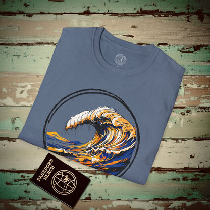Modern Wave T-Shirt Heather Indigo / S