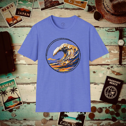 Modern Wave T-Shirt Heather Royal / S