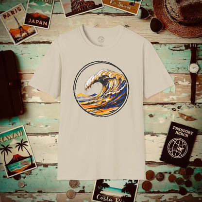 Modern Wave T-Shirt Sand / S