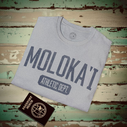 Molokai Athletic Dept. Hawaii T-Shirt Sport Grey / S