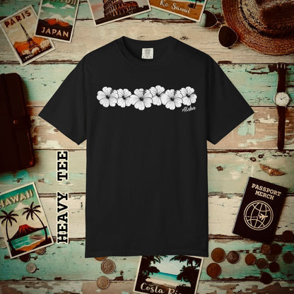 Monochrome Hibiscus, Hawaii Heavy Tee Black / S