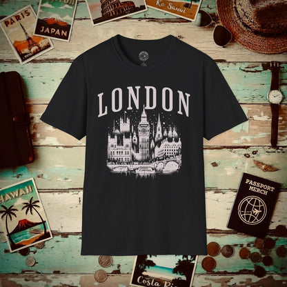 Monochrome London, England T-Shirt Black / S