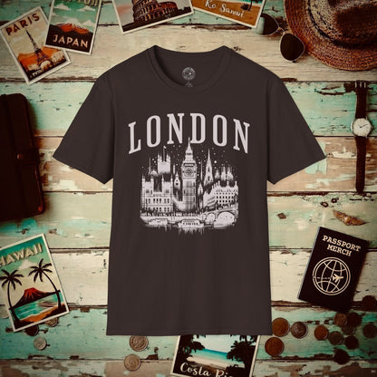 Monochrome London, England T-Shirt Dark Chocolate / S