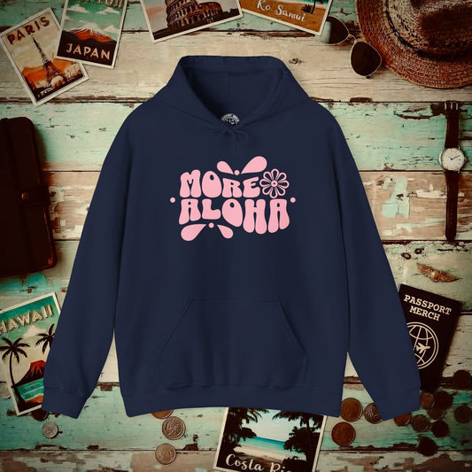 More Aloha, Hawaii Hoodie Navy / S